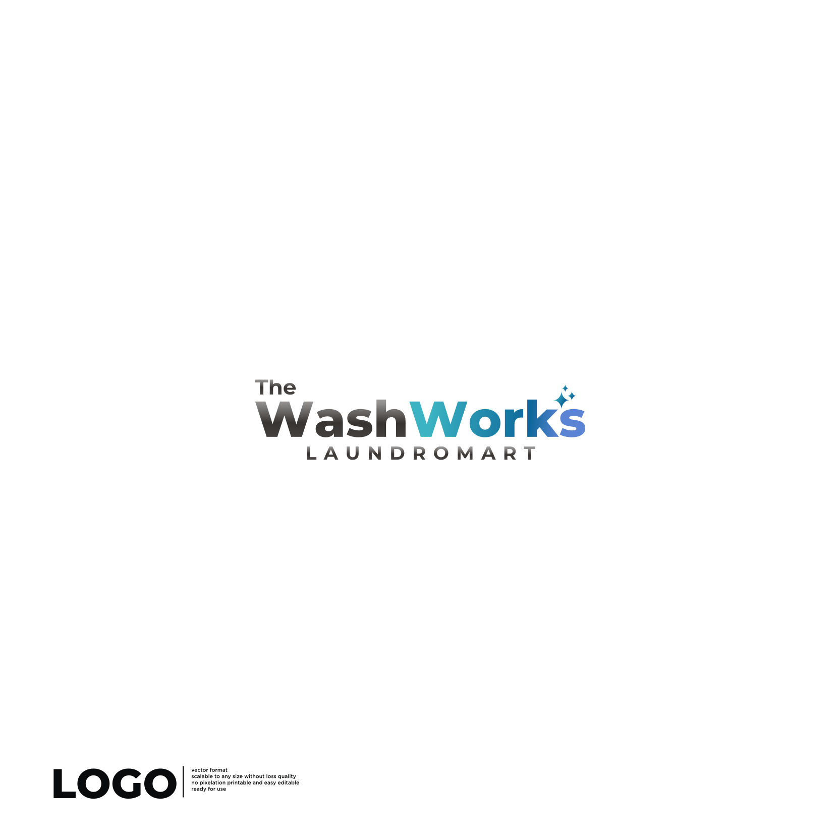 Logo Design by aquila© for The WashWorks Laundromat | Design #32384447
