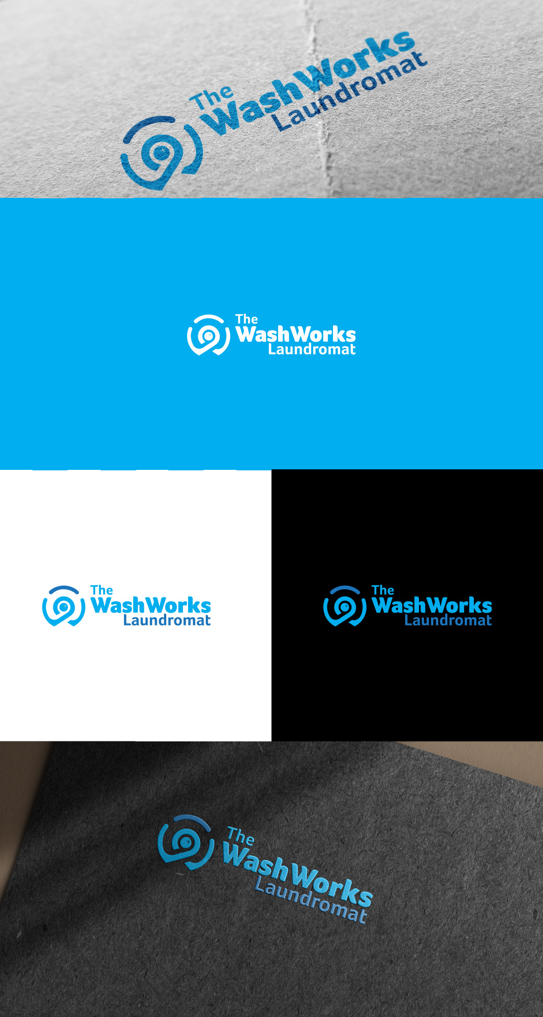 Logo Design by END™ for The WashWorks Laundromat | Design #32367977
