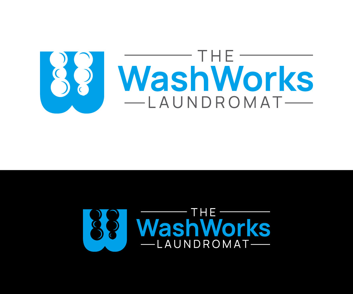 Logo Design by RaKu 2 for The WashWorks Laundromat | Design #32391754