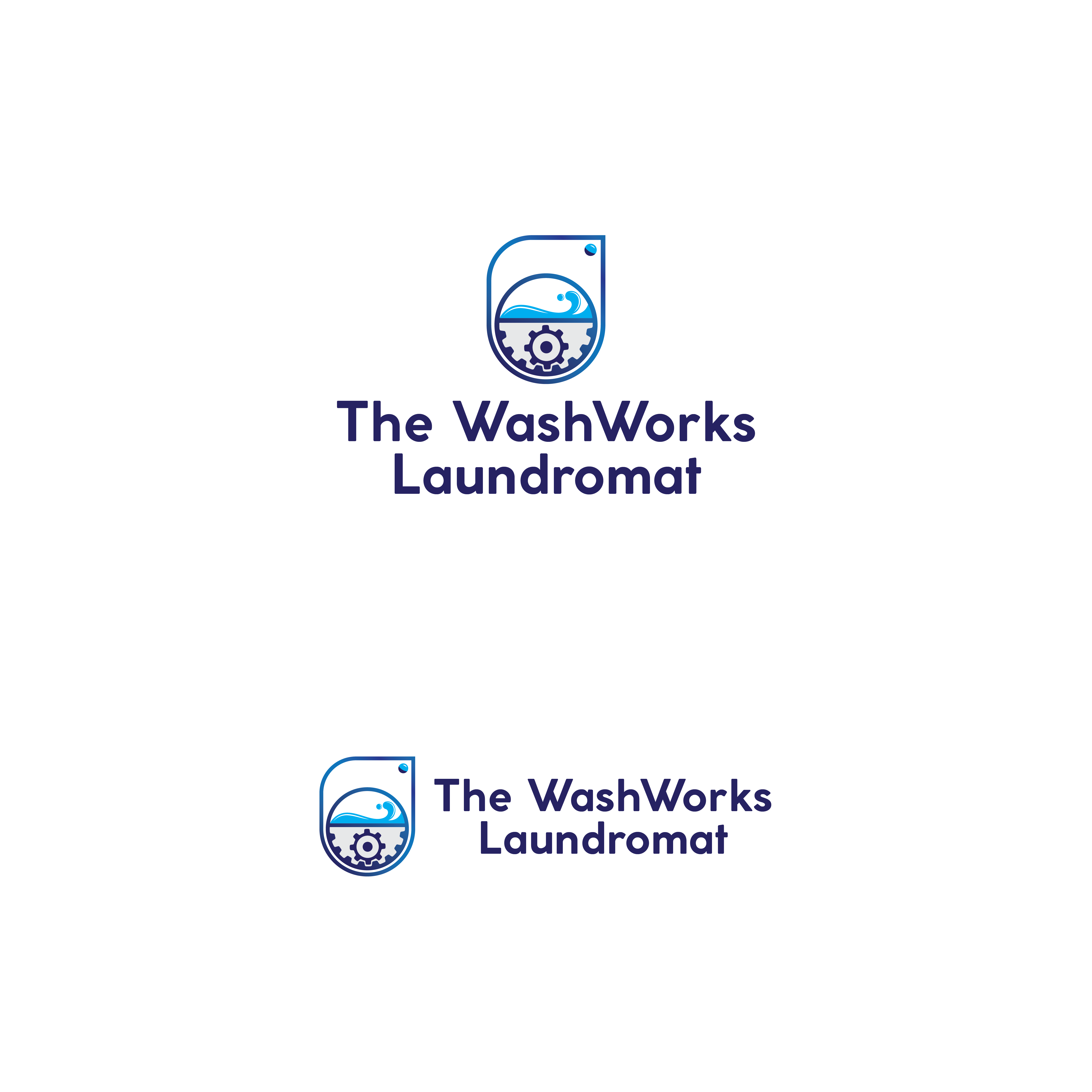 Diseño de Logo por Microos para The WashWorks Laundromat | Diseño #32363956