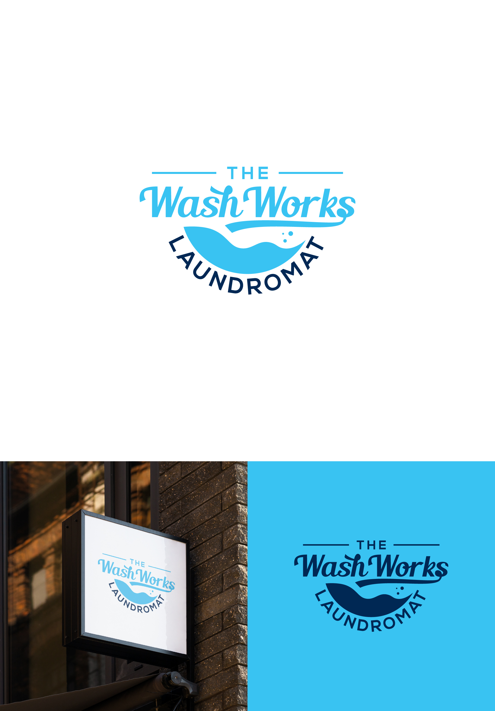 Logo Design by Nowshin for The WashWorks Laundromat | Design #32369449