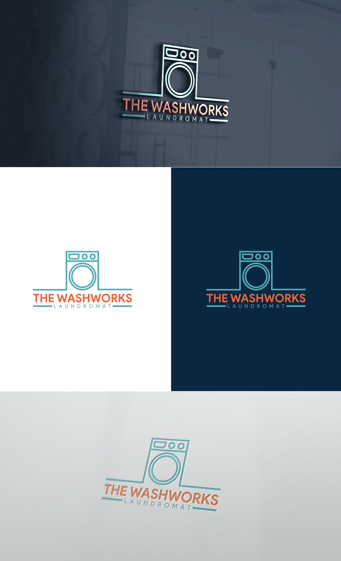 Logo-Design von GLDesigns für The WashWorks Laundromat | Design #32339400