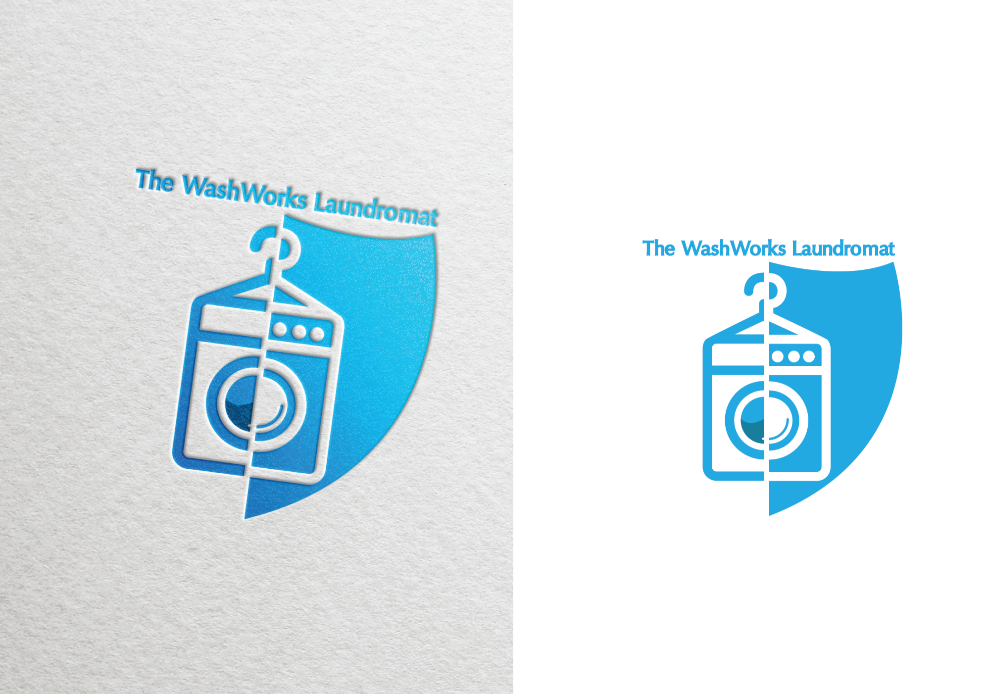 Logo Design by Rohit Anand for The WashWorks Laundromat | Design #32345605
