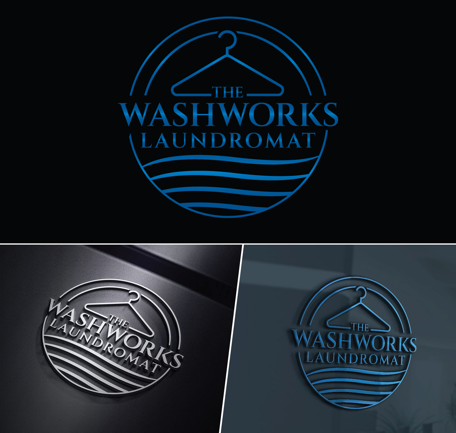 Logo Design by Atec for The WashWorks Laundromat | Design #32352350