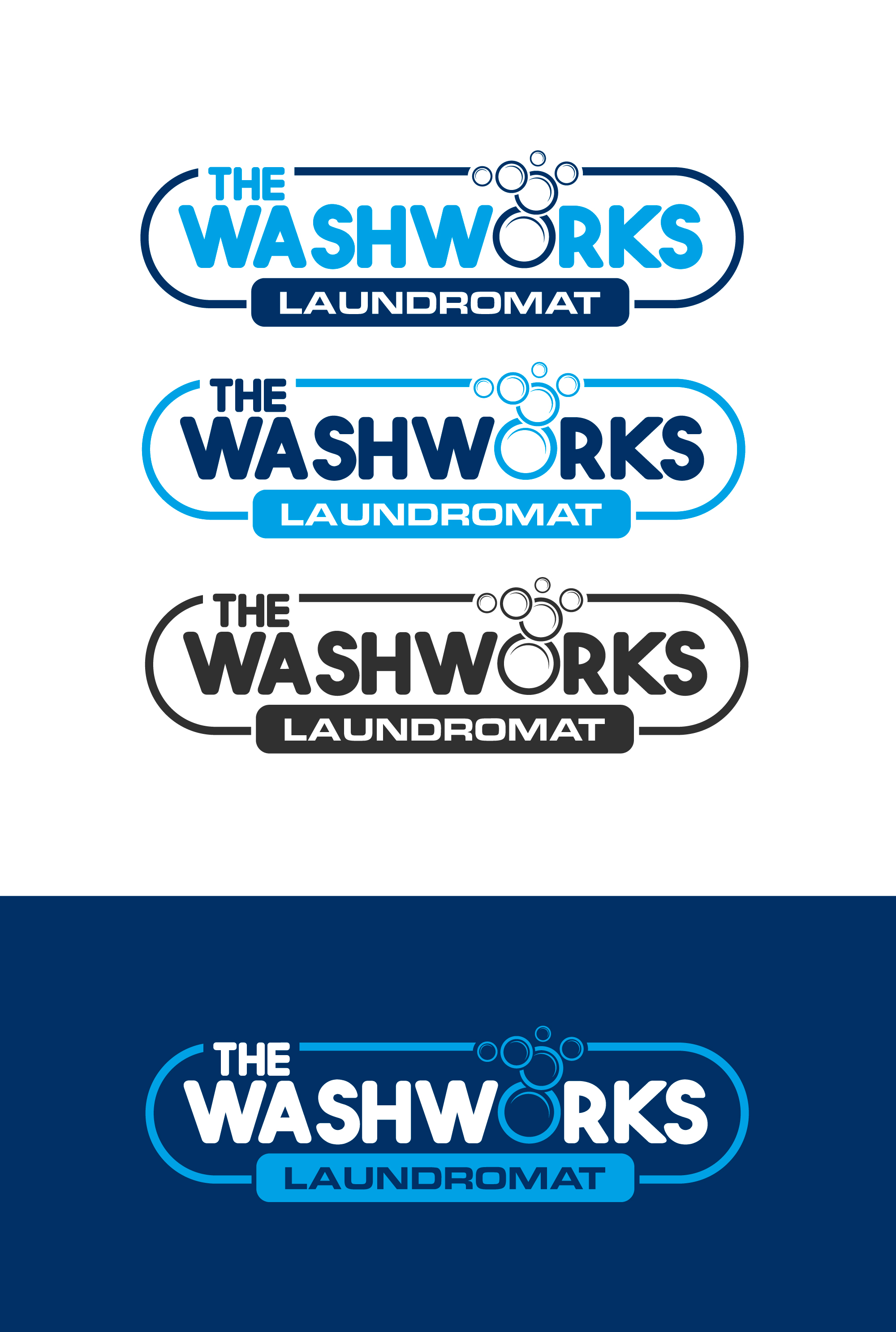 Logo Design by Abelco2025 for The WashWorks Laundromat | Design #32386282