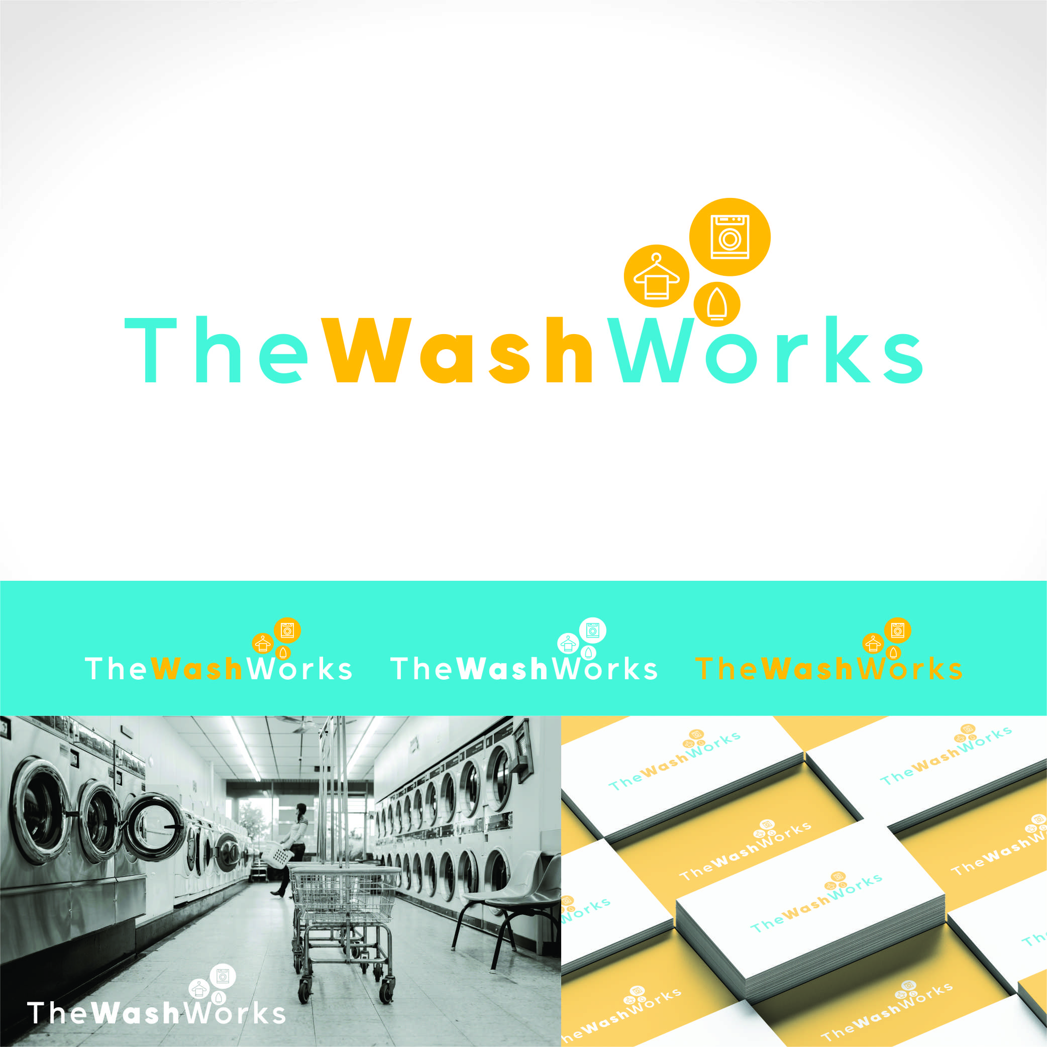 Logo-Design von Nicolene Barnard für The WashWorks Laundromat | Design #32378003