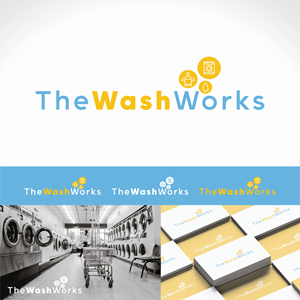Logo Design by Nicolene Barnard for The WashWorks Laundromat | Design: #32378003