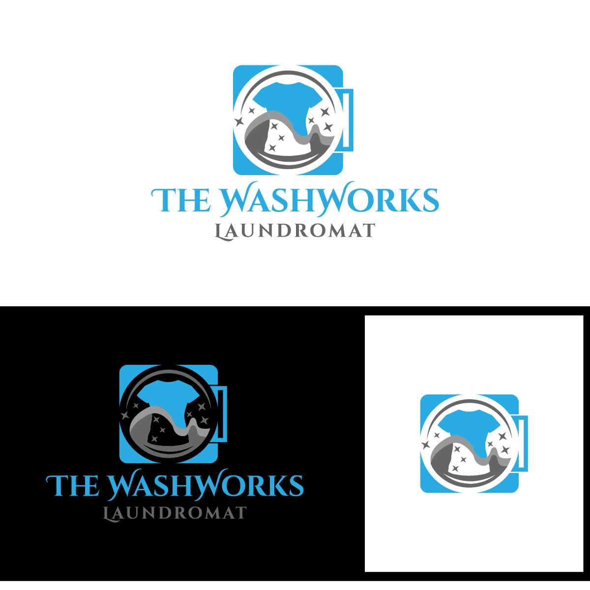 Diseño de Logo por HUD.Q para The WashWorks Laundromat | Diseño #32340043