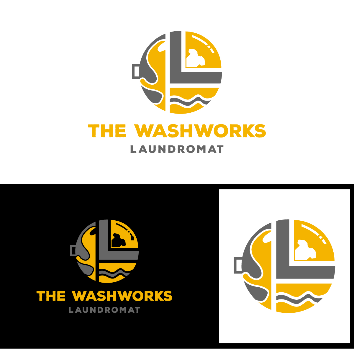 Diseño de Logo por HUD.Q para The WashWorks Laundromat | Diseño #32340045
