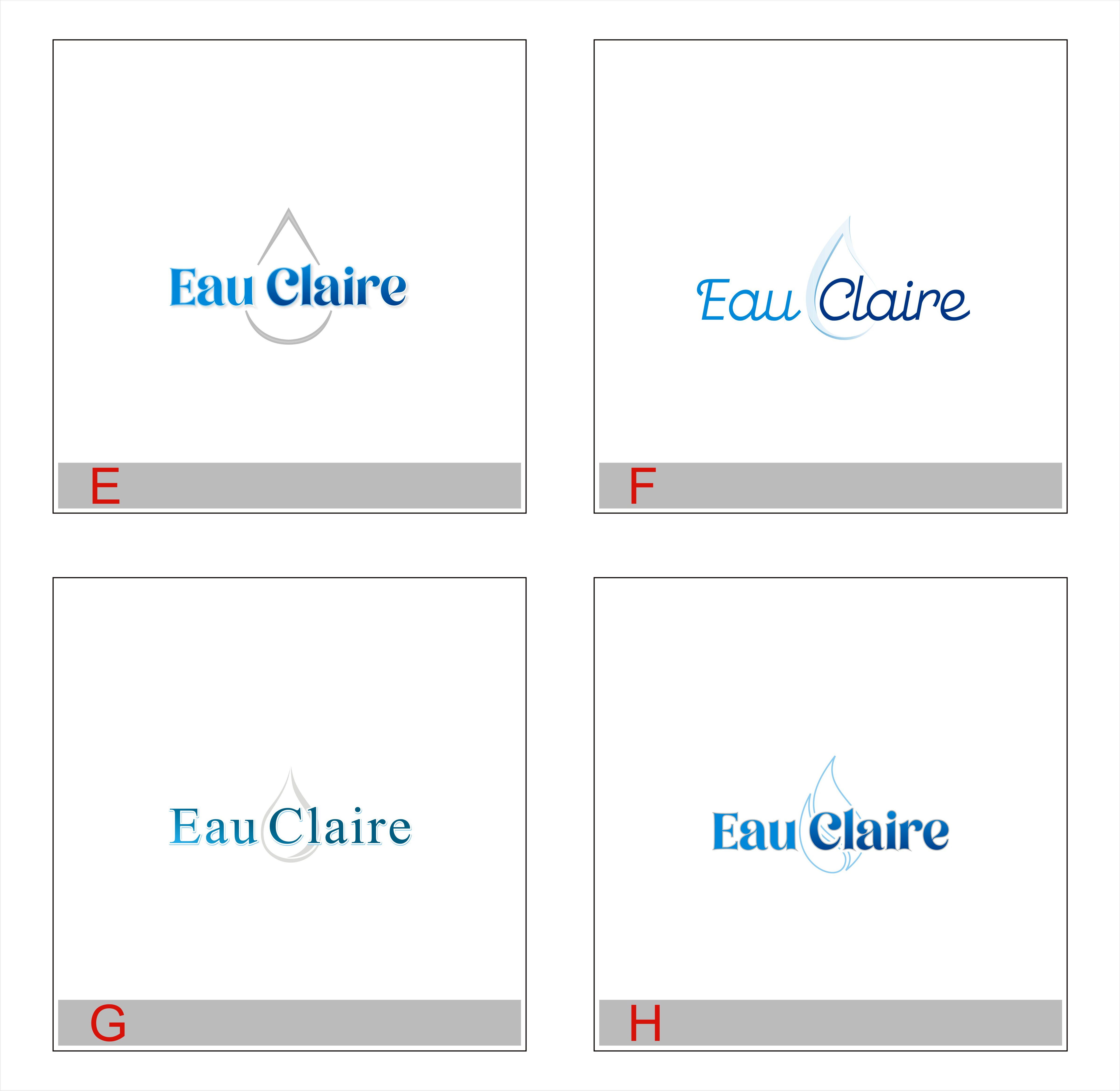 Design de Logo par Grahpica pour EAU CLAIRE | Design #32344187