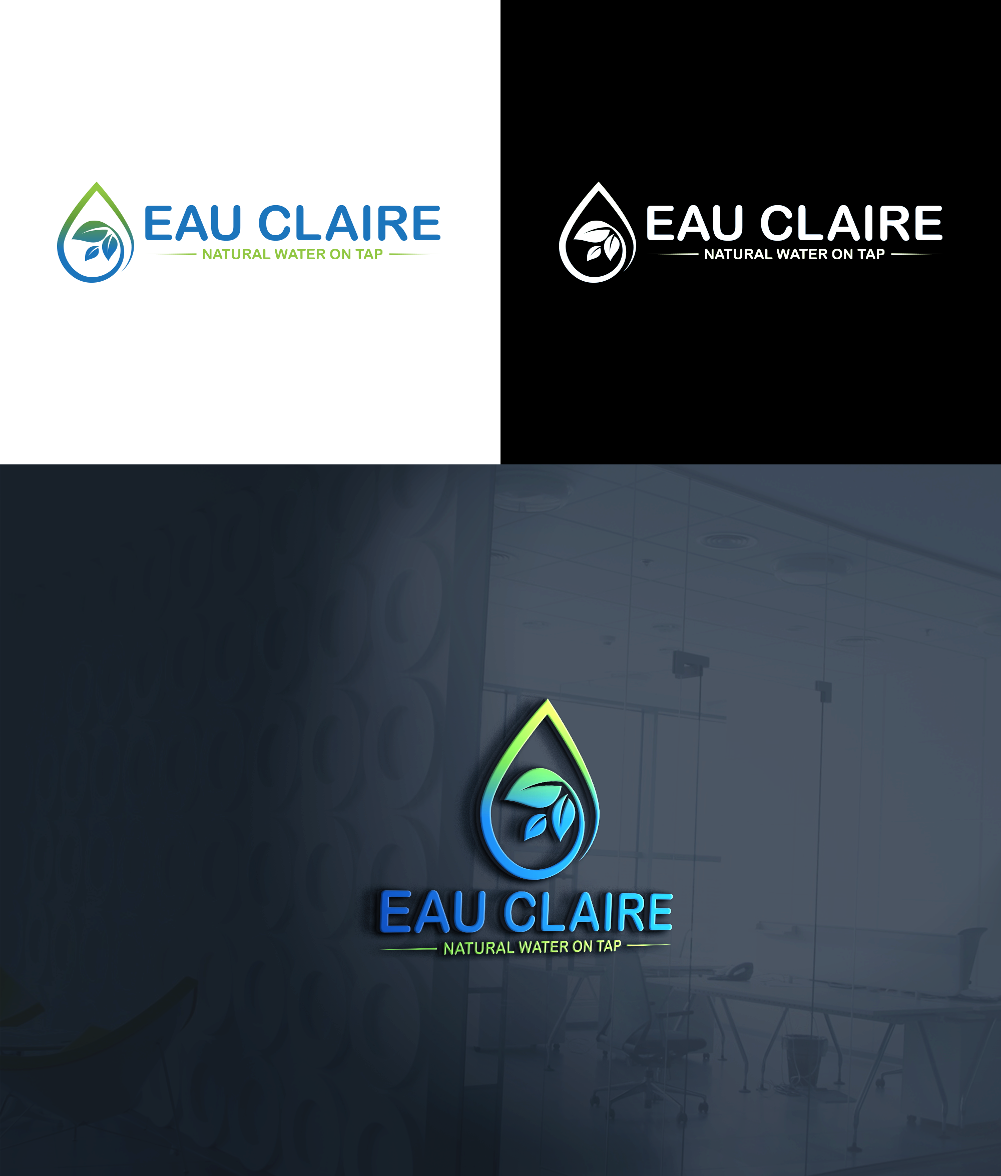 Logo Design by RA-bica for EAU CLAIRE | Design #32342603