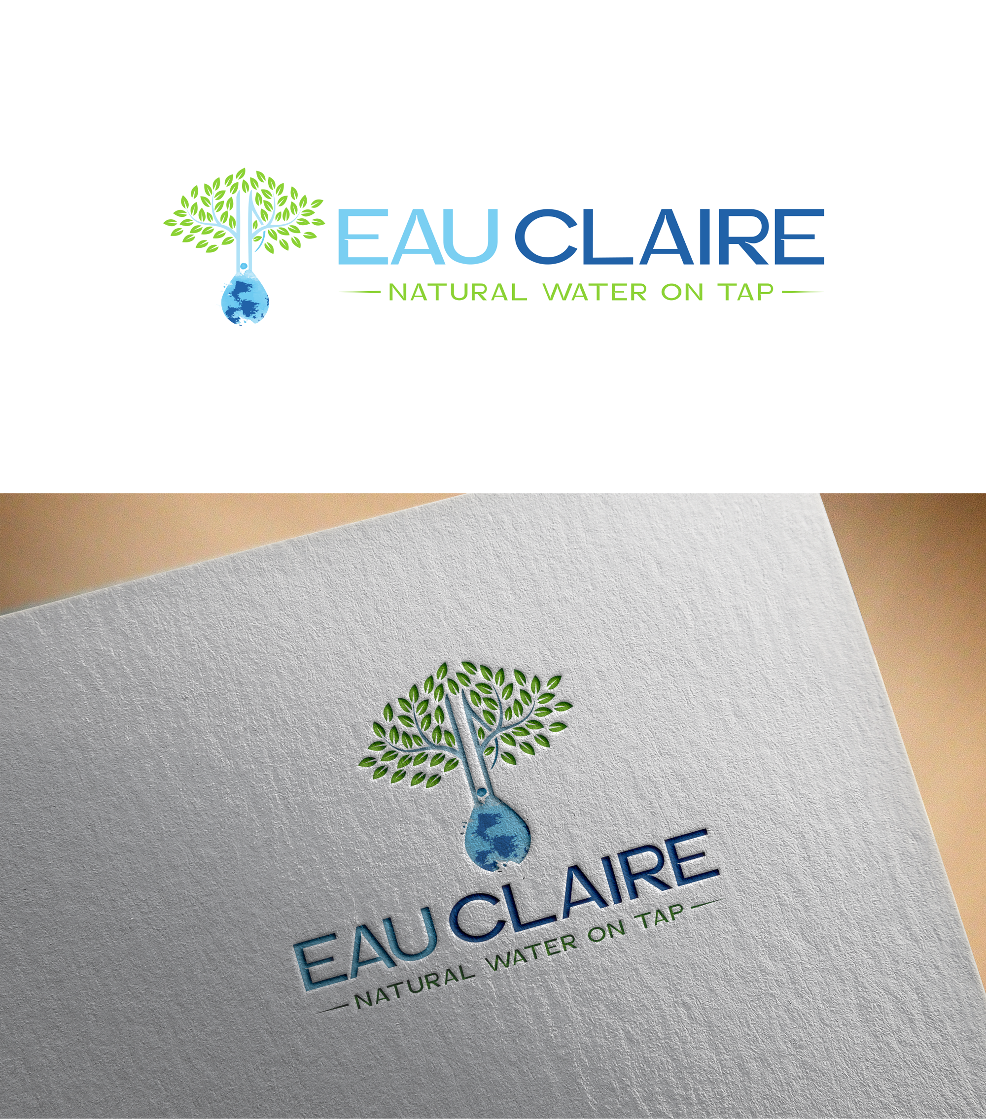 Logo Design by RA-bica for EAU CLAIRE | Design #32342606