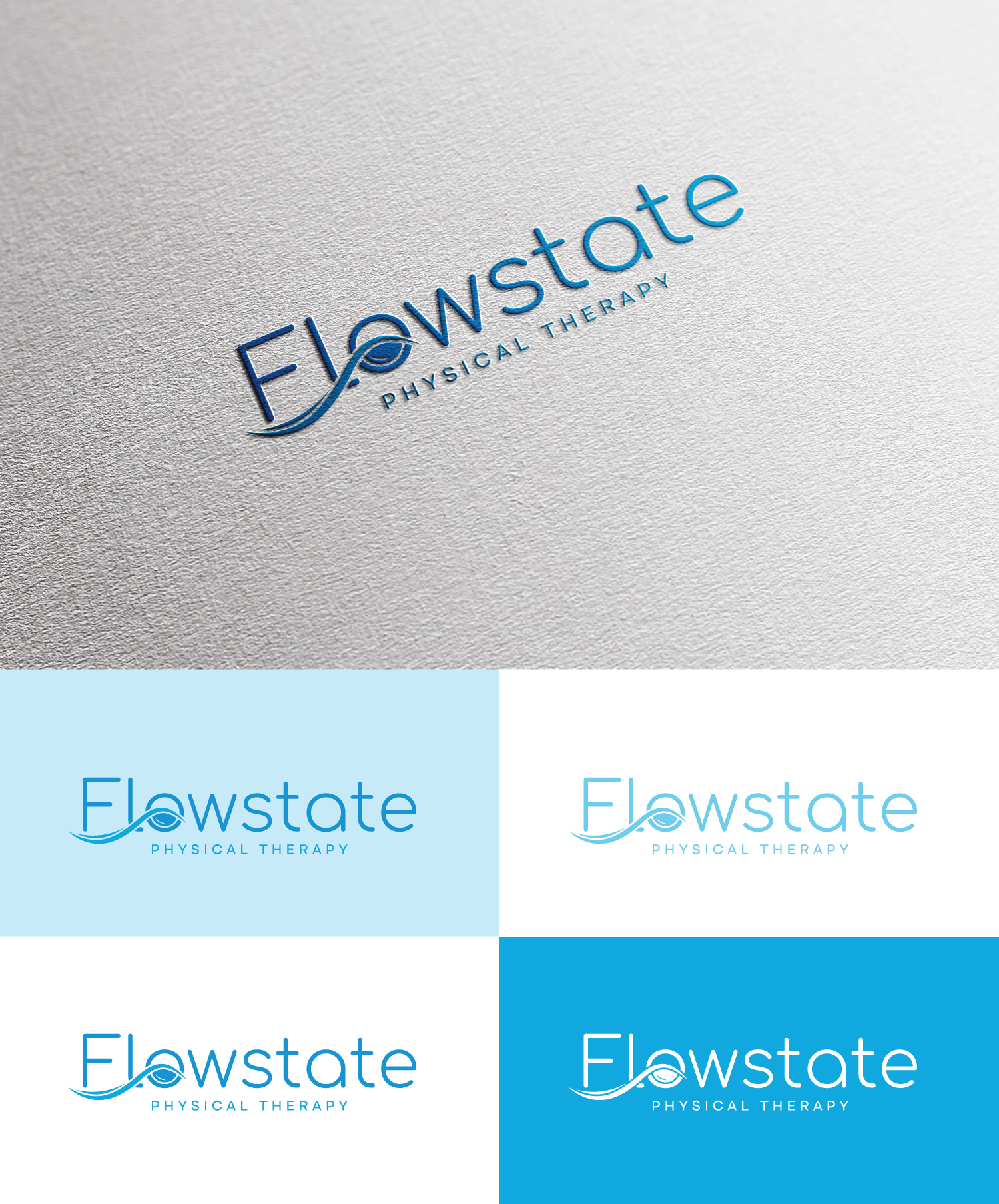 Logo-Design von StromDesignHub für Flowstate Physical Therapy and Injury Prevention | Design #32345351