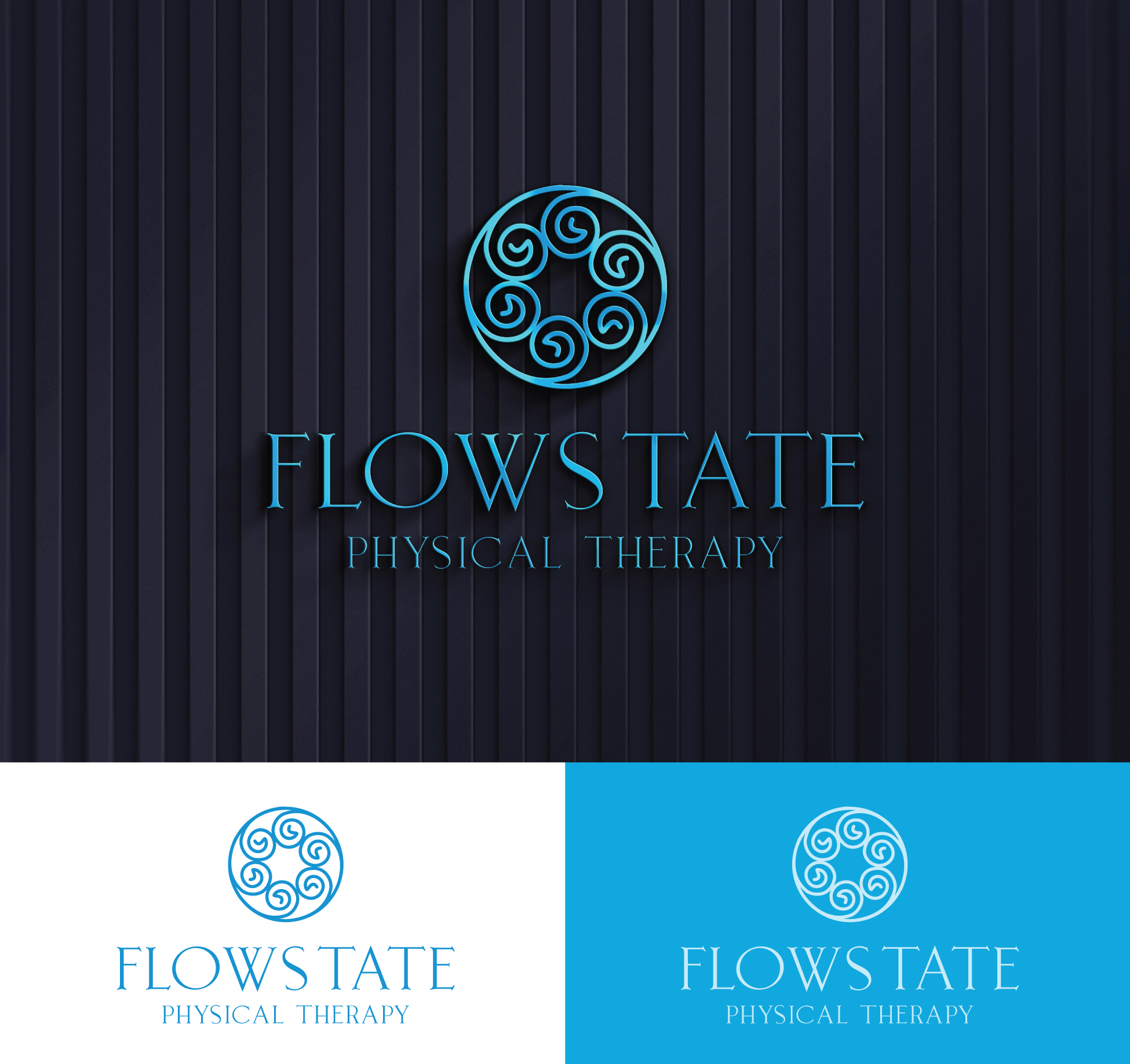Logo Design by StromDesignHub for Flowstate Physical Therapy and Injury Prevention | Design #32345352