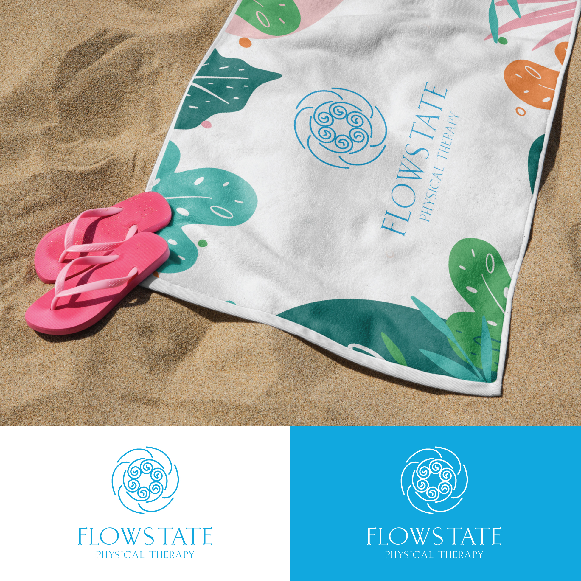 Logo Design by StromDesignHub for Flowstate Physical Therapy and Injury Prevention | Design #32345353