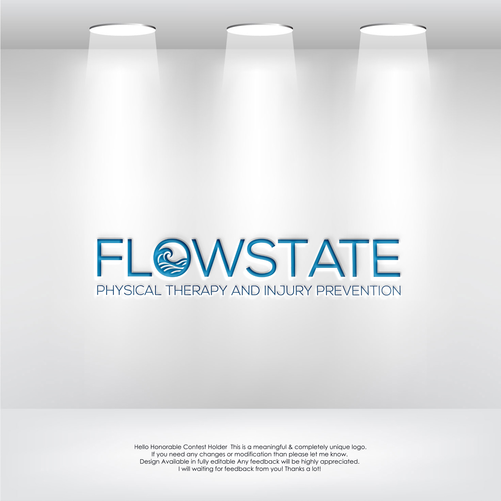 Logo Design by LogoEon for Flowstate Physical Therapy and Injury Prevention | Design #32342085