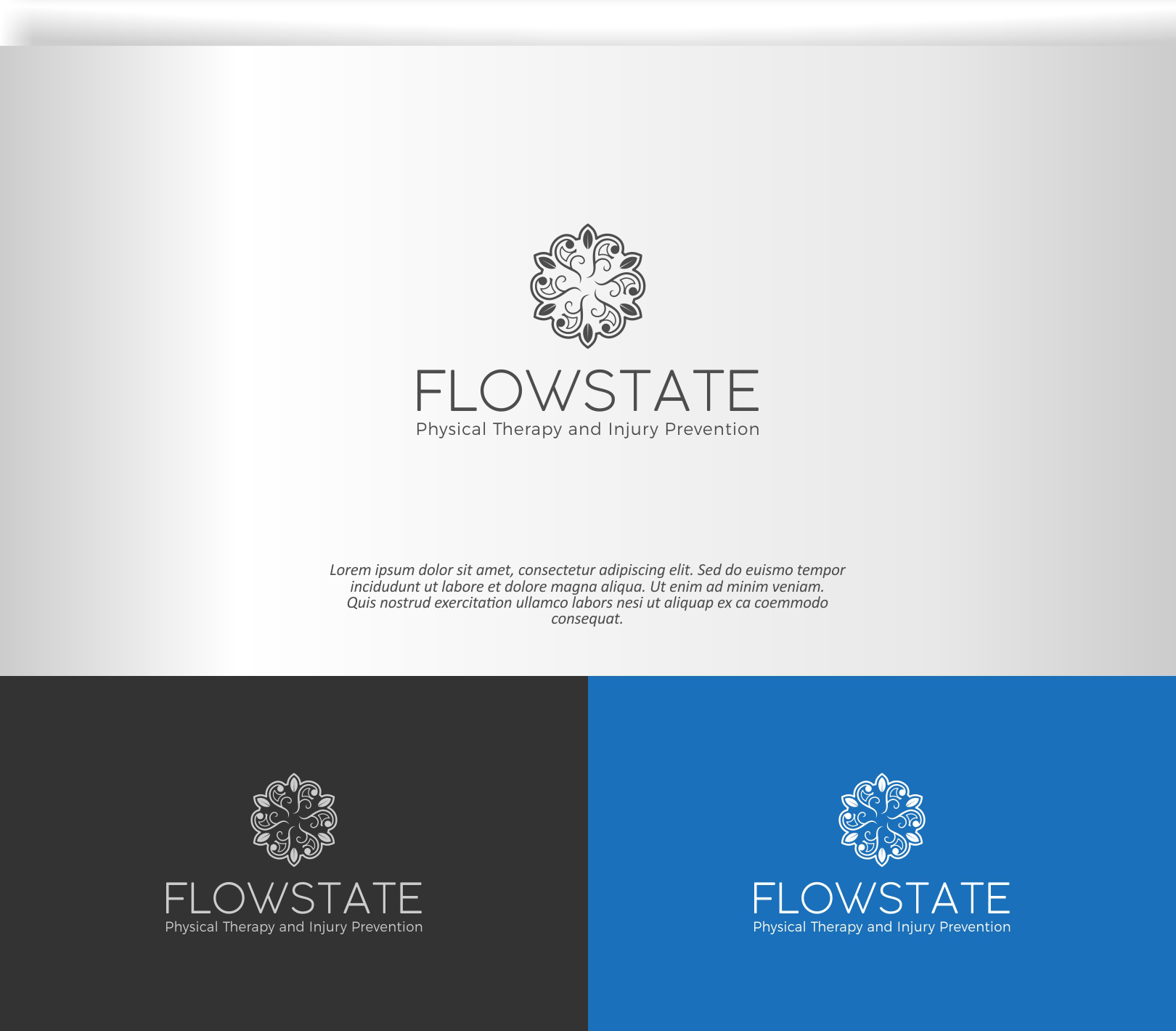 Logo-Design von Abici für Flowstate Physical Therapy and Injury Prevention | Design #32376939