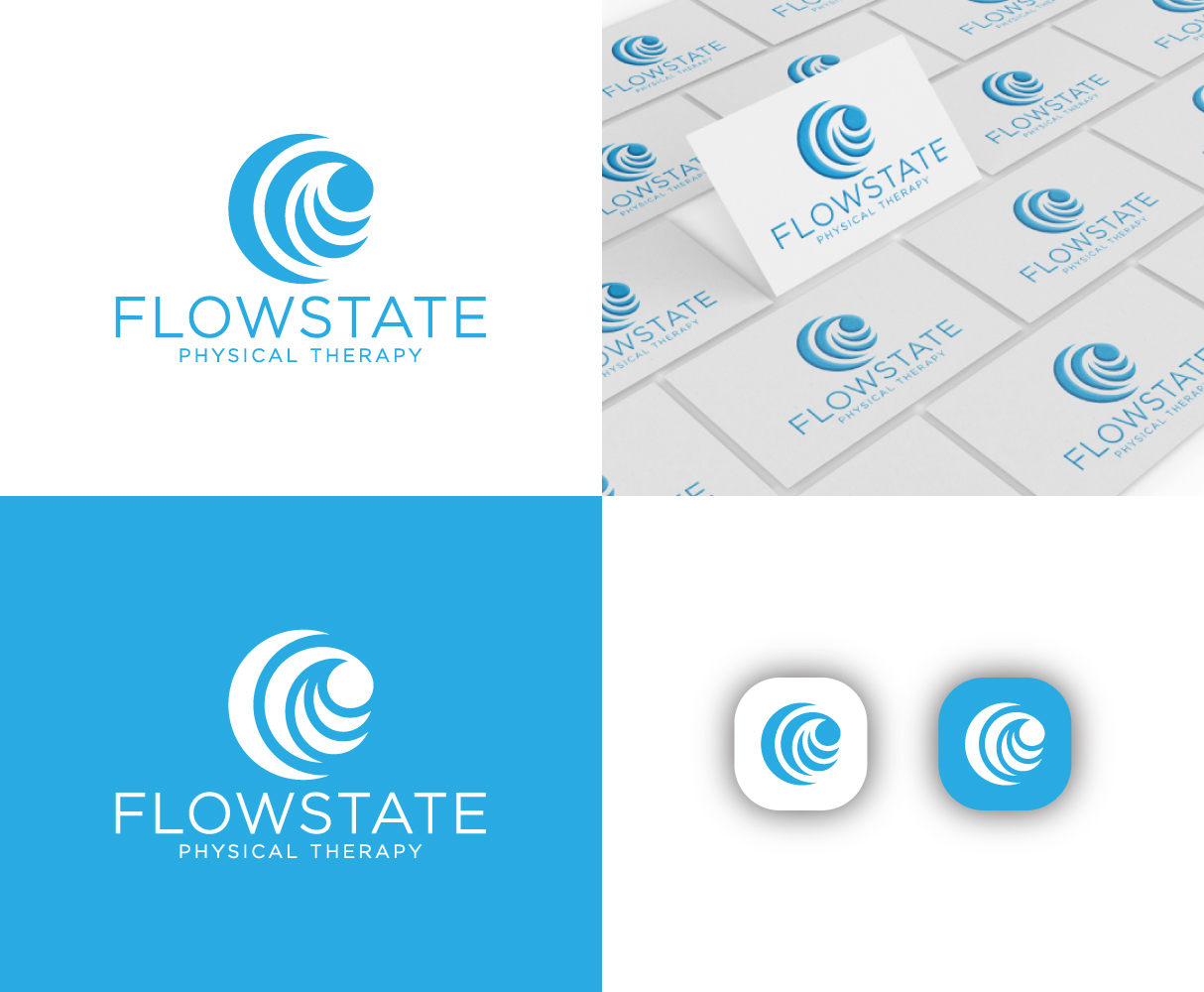 Logo Design by Ahnaf Labib for Flowstate Physical Therapy and Injury Prevention | Design #32342232