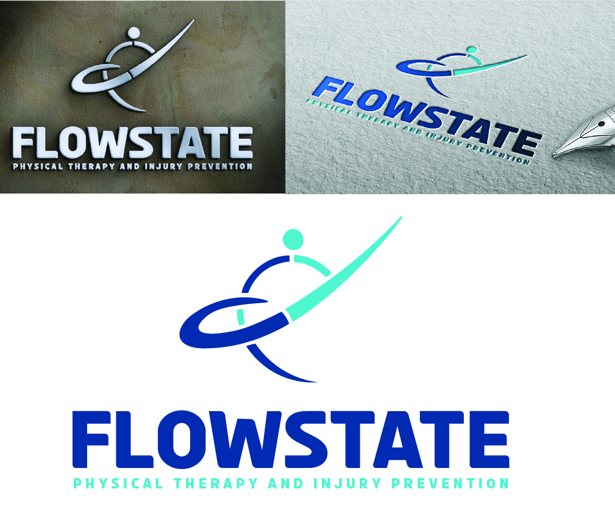 Logo Design by S5 for Flowstate Physical Therapy and Injury Prevention | Design #32351403