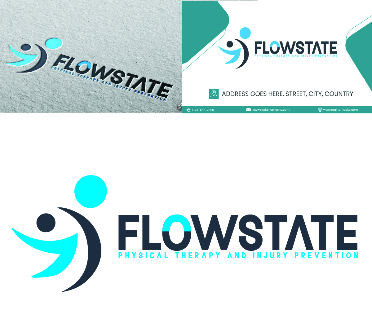 Logo Design by S5 for Flowstate Physical Therapy and Injury Prevention | Design #32351908