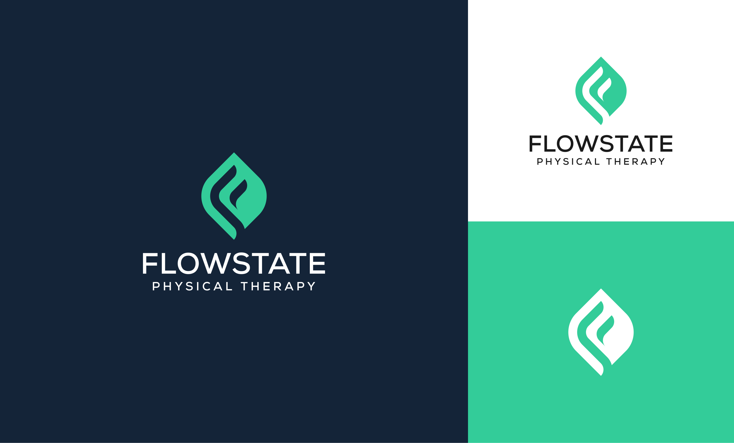 Logo Design by Grafie for Flowstate Physical Therapy and Injury Prevention | Design #32345585