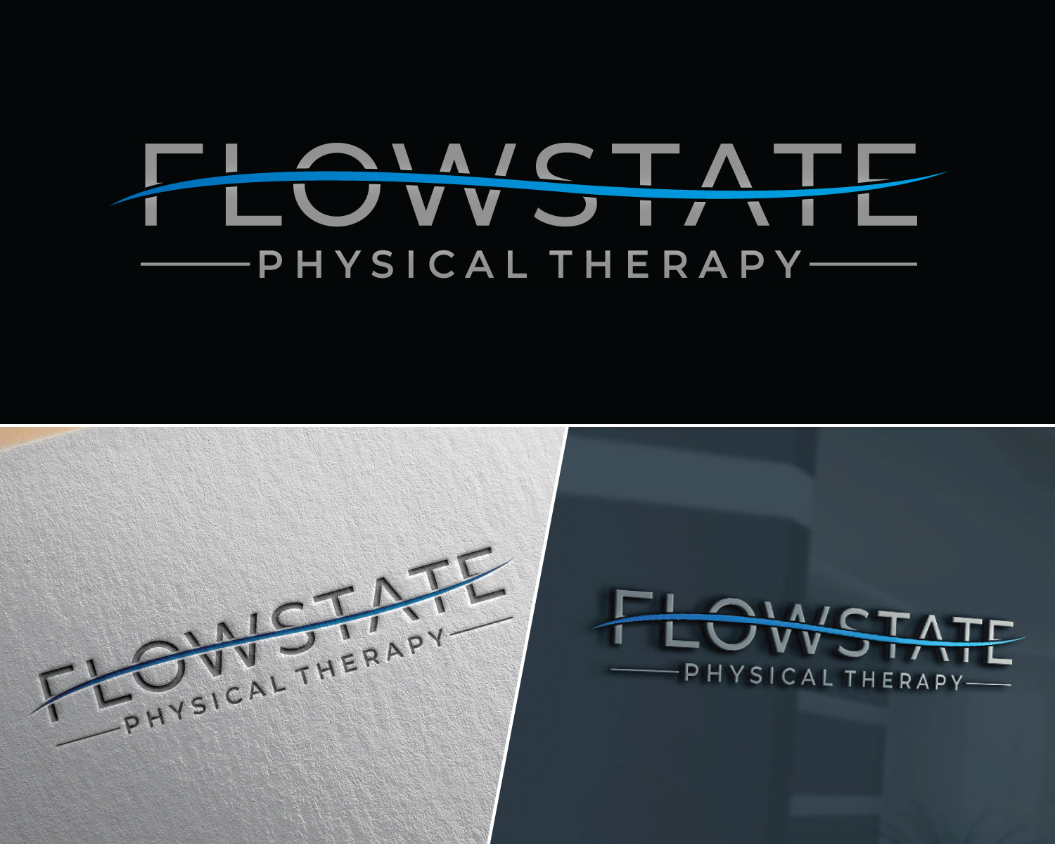 Logo Design by Atec for Flowstate Physical Therapy and Injury Prevention | Design #32349318