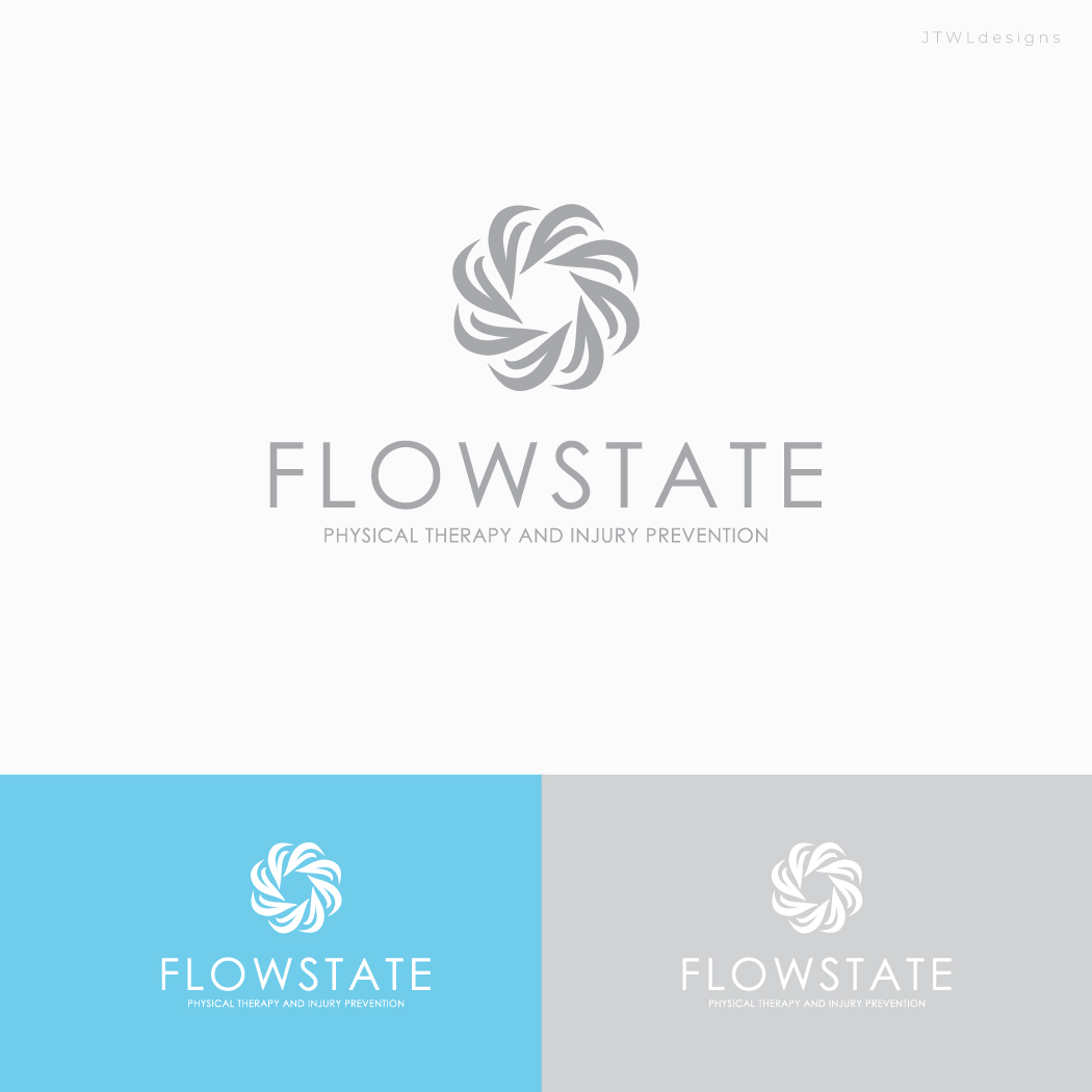 Logo Design by JWTL for Flowstate Physical Therapy and Injury Prevention | Design #32375167