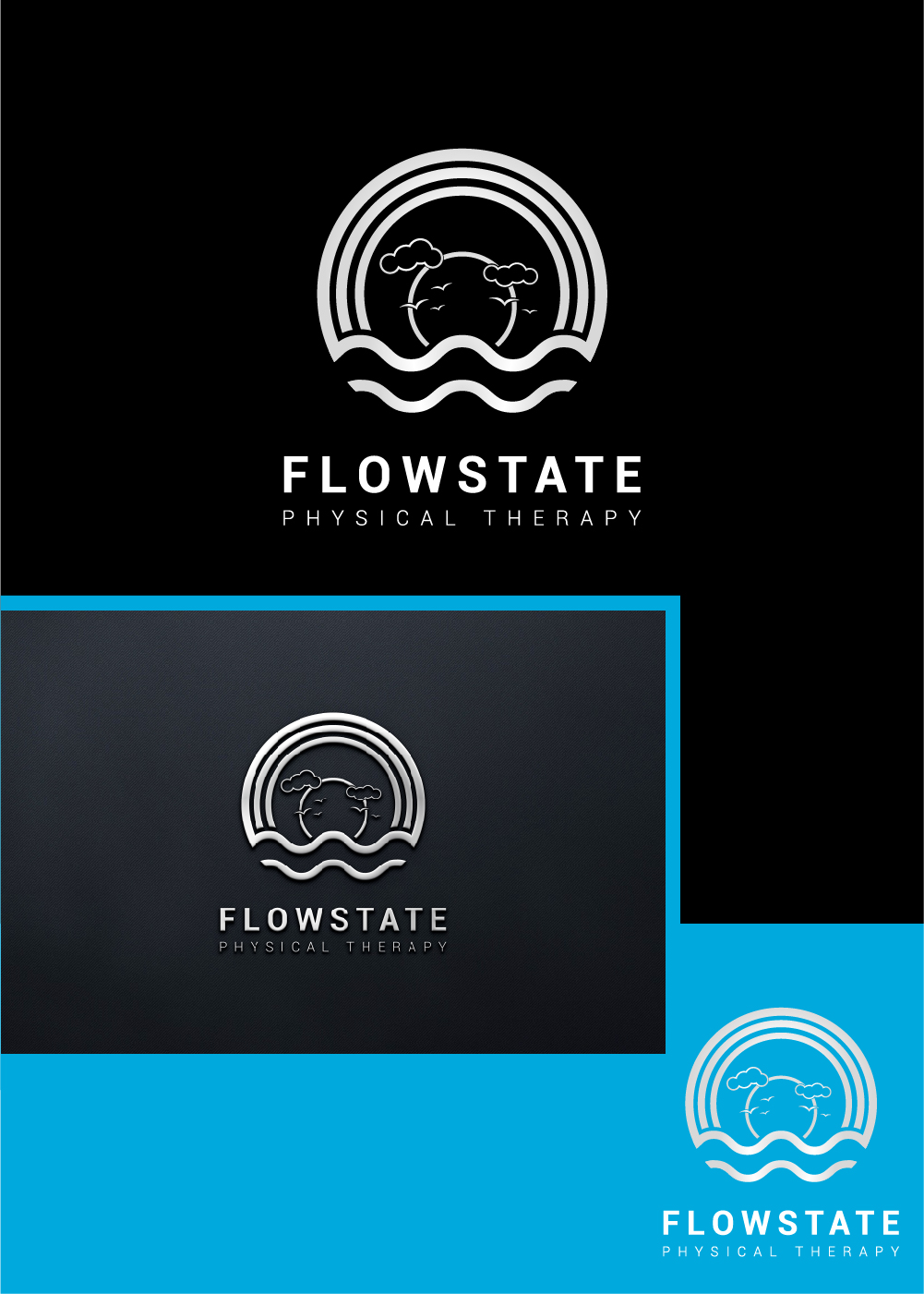 Diseño de Logo por vidarshana 2 para Flowstate Physical Therapy and Injury Prevention | Diseño #32377230