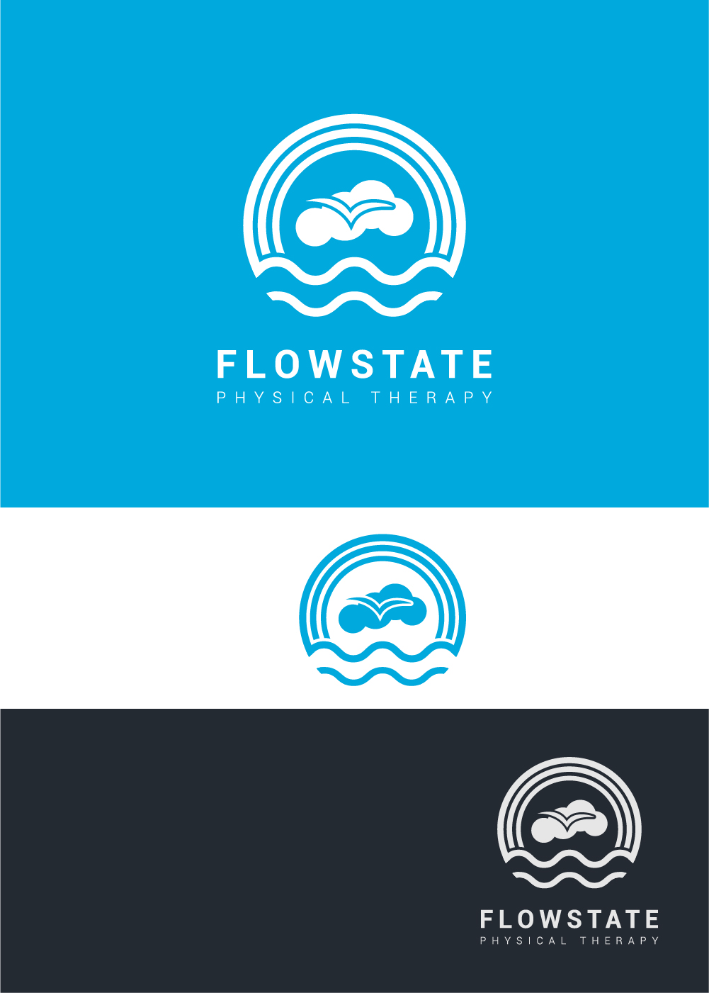 Logo Design by vidarshana 2 for Flowstate Physical Therapy and Injury Prevention | Design #32377407
