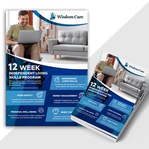 Flyer Design by Jelena B for WisdomCare | Design: #32369611