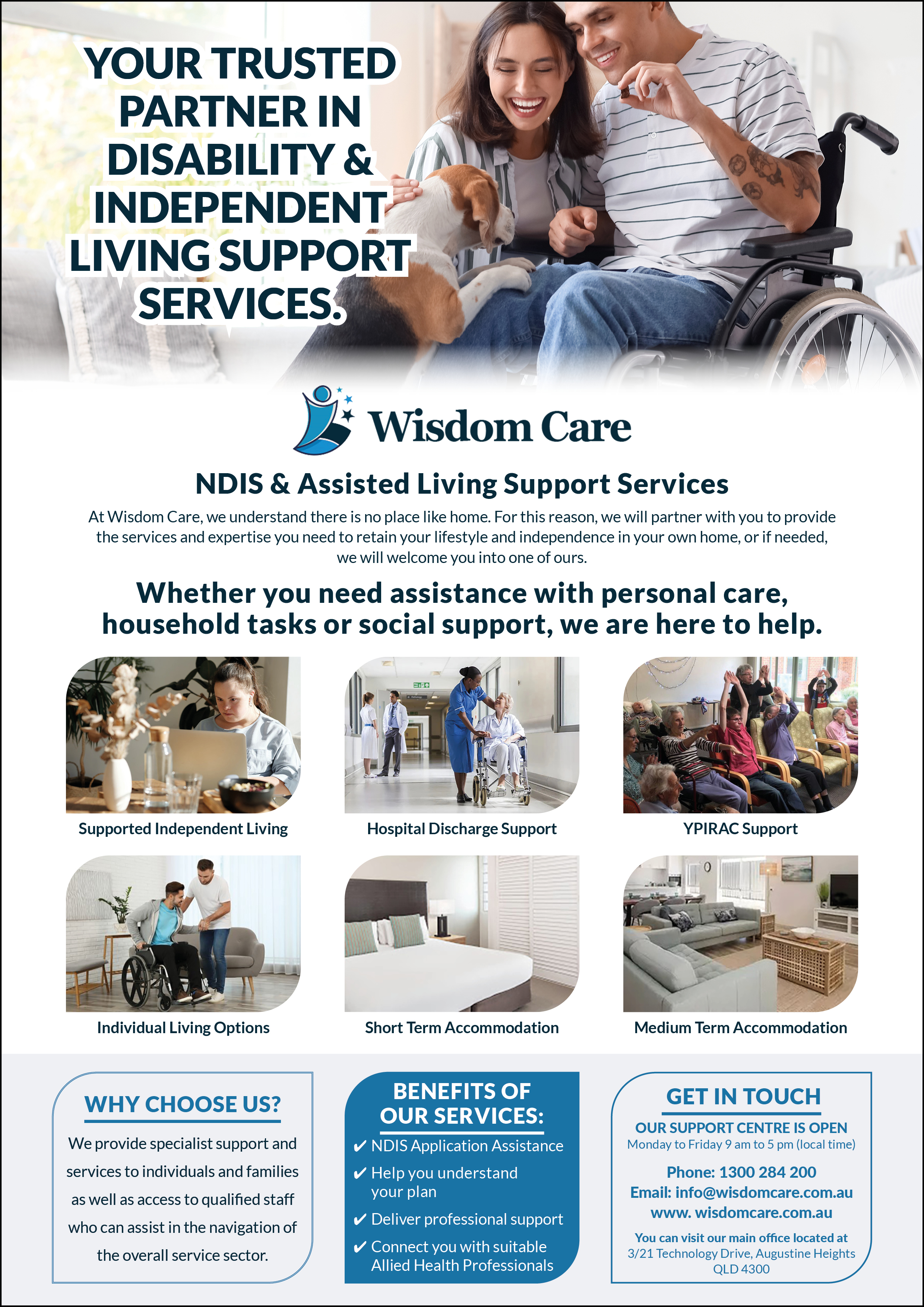 Flyer Design by MarkoE for WisdomCare | Design #32377480