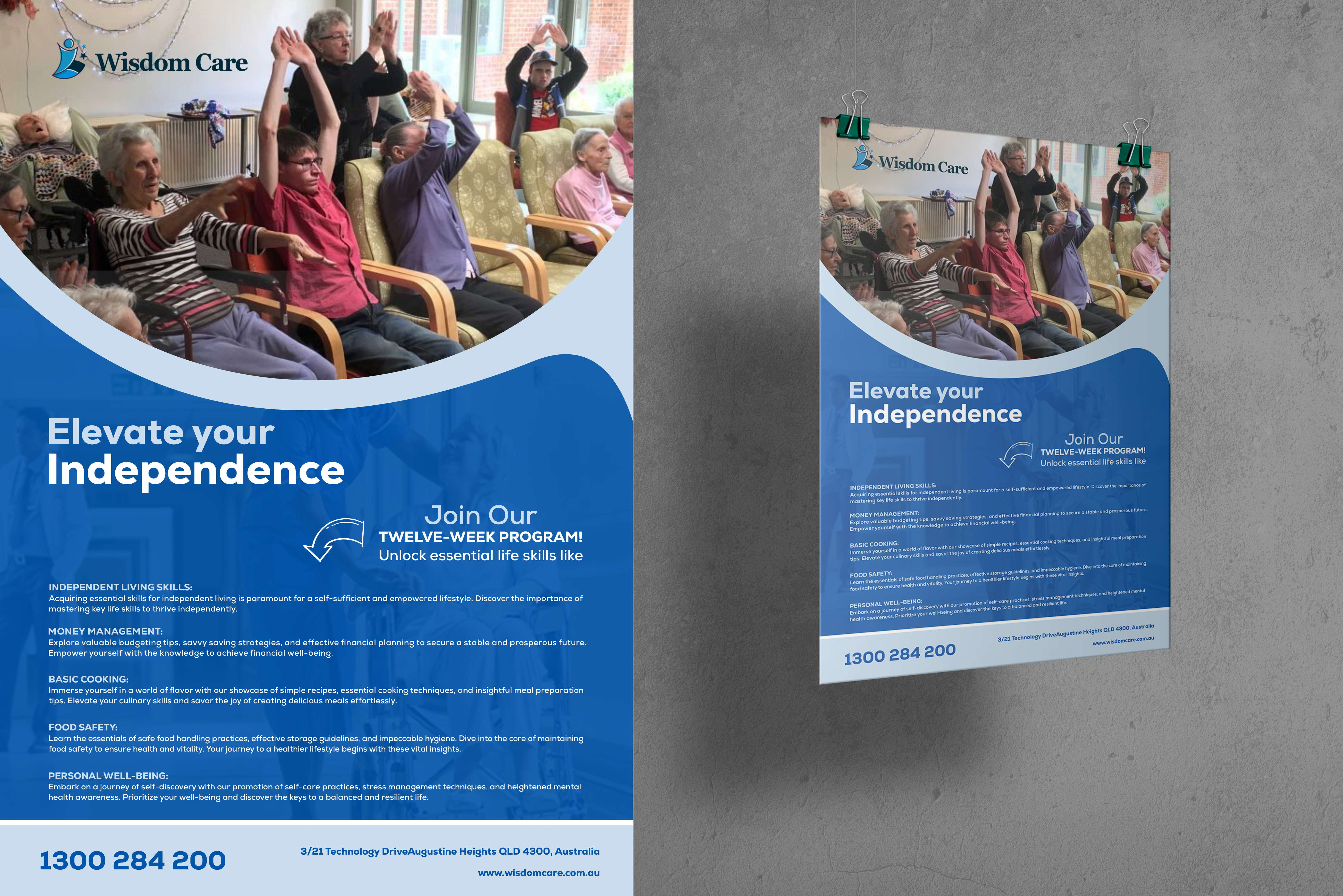 Flyer Design by dadaMEDIA for WisdomCare | Design #32386852