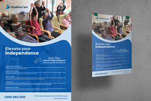 Flyer Design by dadaMEDIA for WisdomCare | Design: #32386852