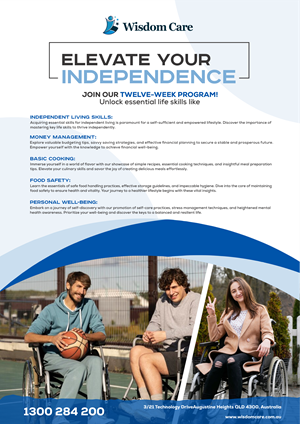 Flyer Design by dadaMEDIA for WisdomCare | Design: #32389382