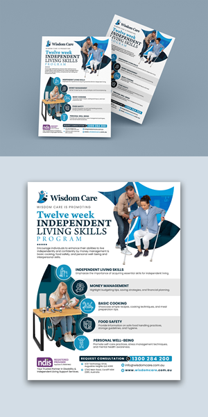 Flyer Design by debdesign for WisdomCare | Design: #32355204