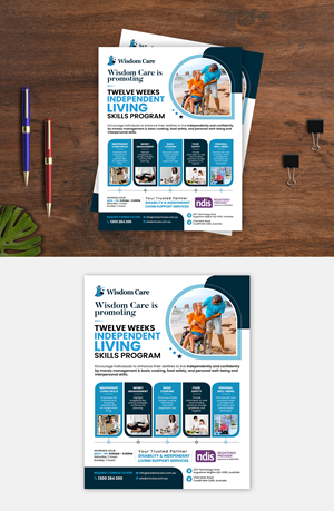 Flyer Design by debdesign for WisdomCare | Design: #32355531