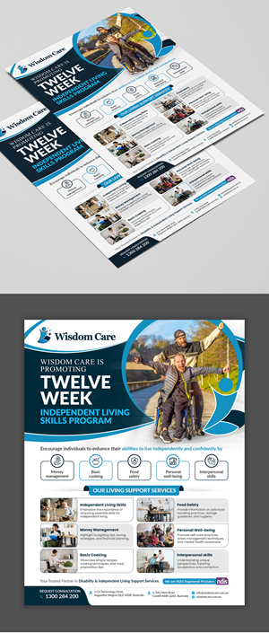 Flyer Design by debdesign for WisdomCare | Design: #32355874