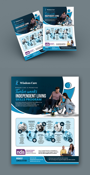 Flyer Design by debdesign for WisdomCare | Design: #32355922