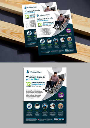 Flyer Design by debdesign for WisdomCare | Design: #32357202