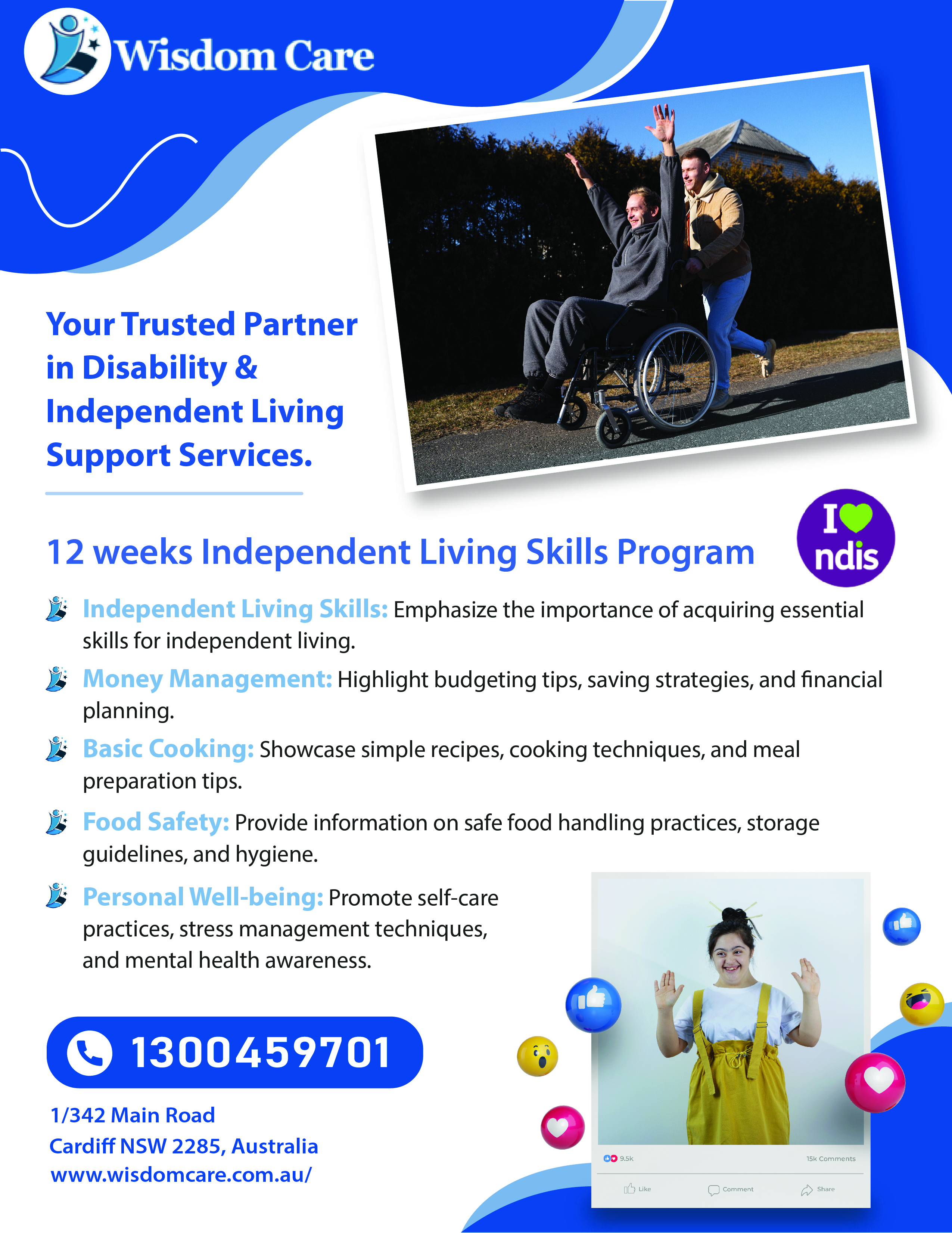 Flyer Design by ecorokerz for WisdomCare | Design #32356958