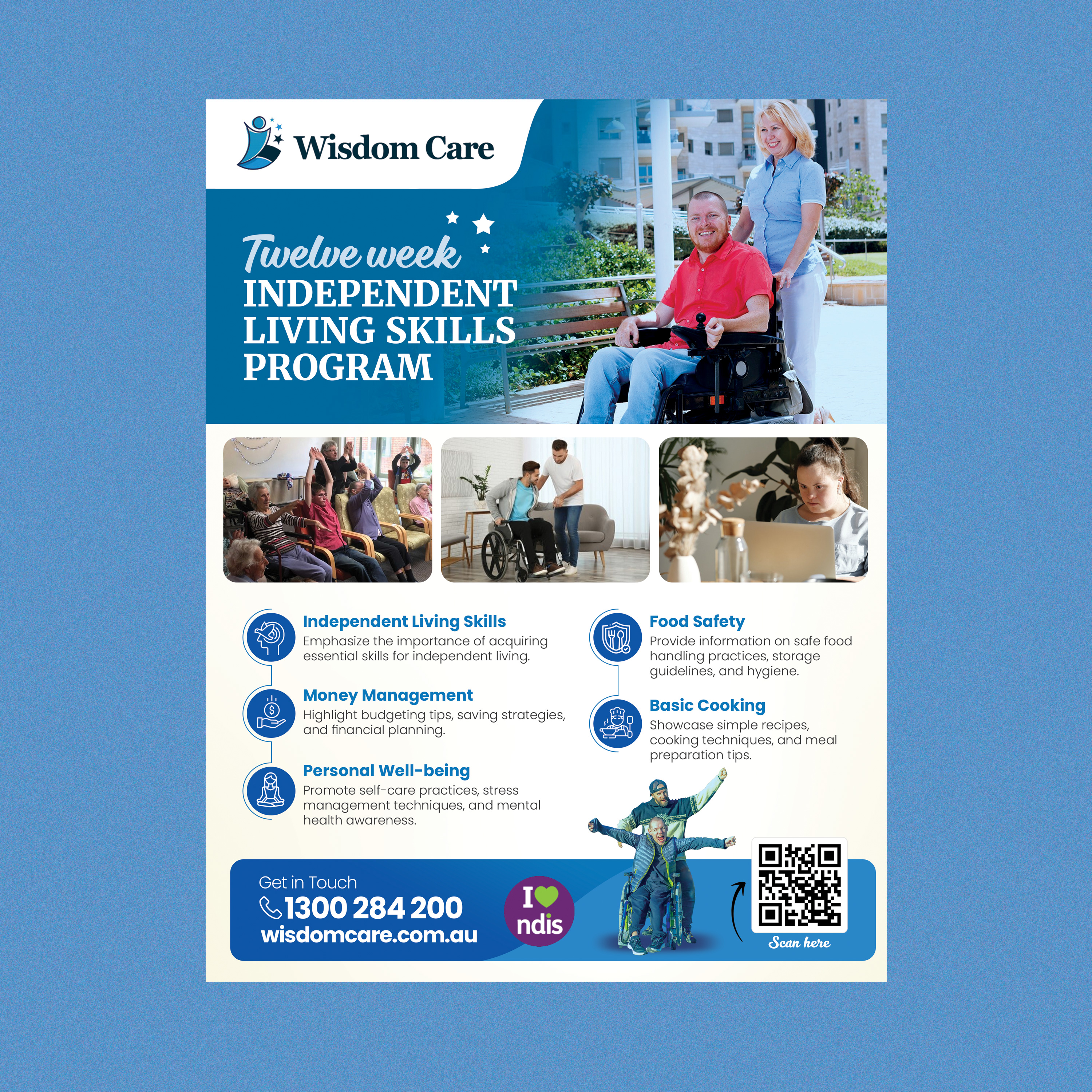 Flyer Design by Stan$oul for WisdomCare | Design #32367790