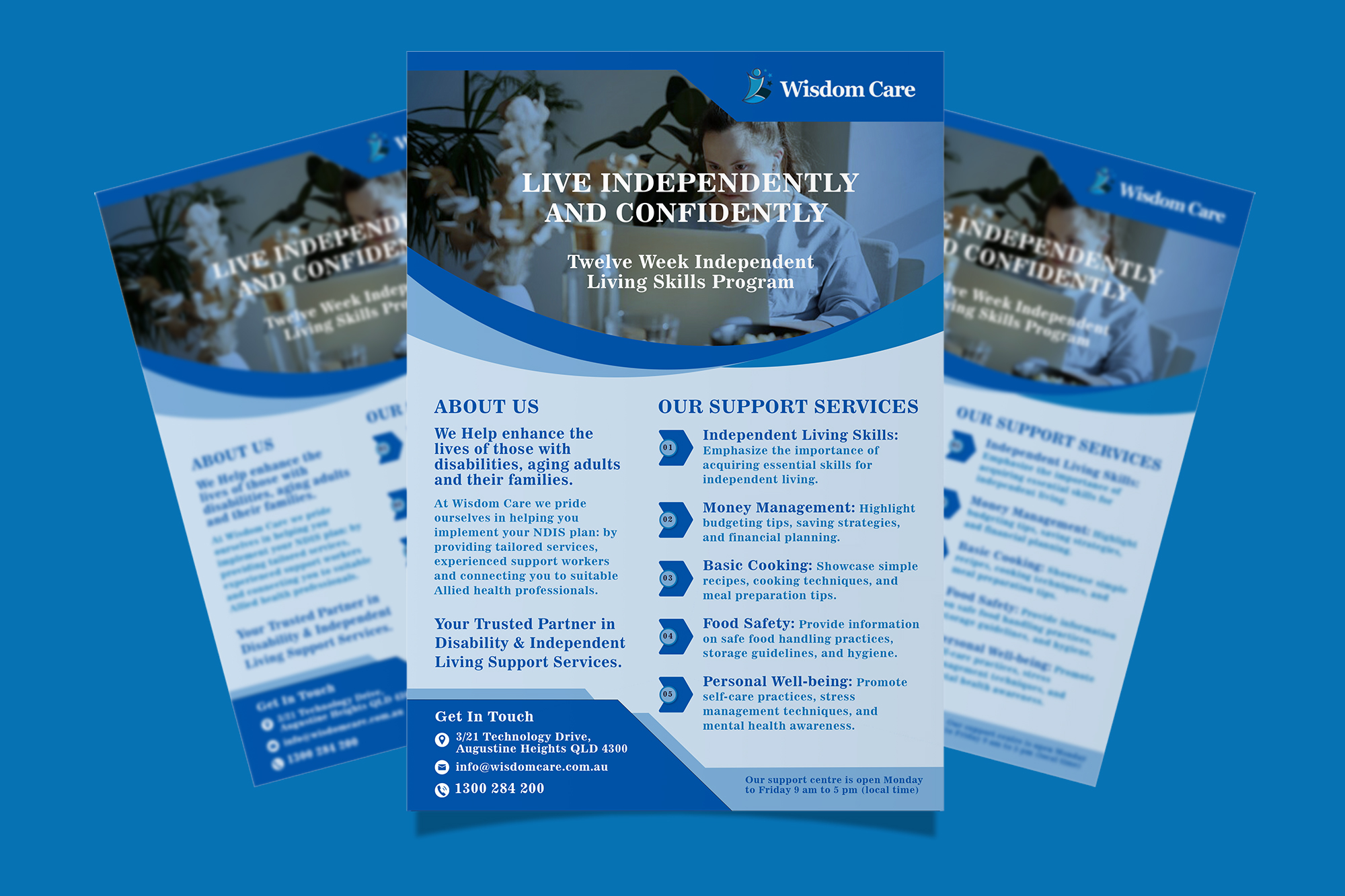 Flyer-Design von Kreativerse für WisdomCare | Design #32386554