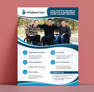 Flyer Design by Dzhafir for WisdomCare | Design: #32365254