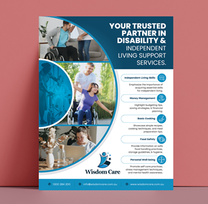 Flyer Design by Dzhafir for WisdomCare | Design: #32365257