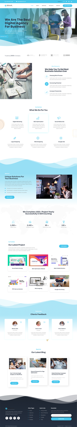 Wordpress Design by WahDesign