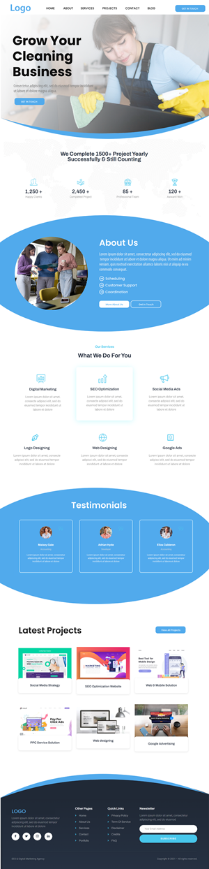 Wordpress Design by WahDesign for this project | Design: #32349472