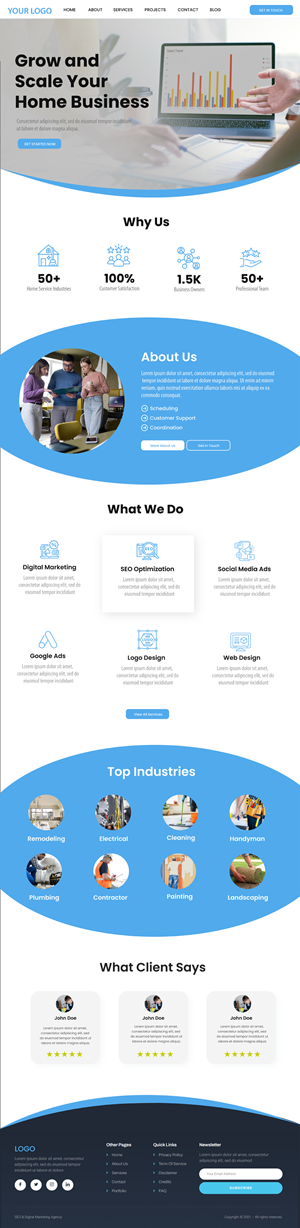 Wordpress Design by WahDesign for this project | Design: #32387820