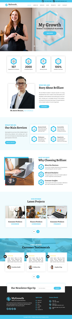 Wordpress Design by Creations Box 2015 for this project | Design #32349701
