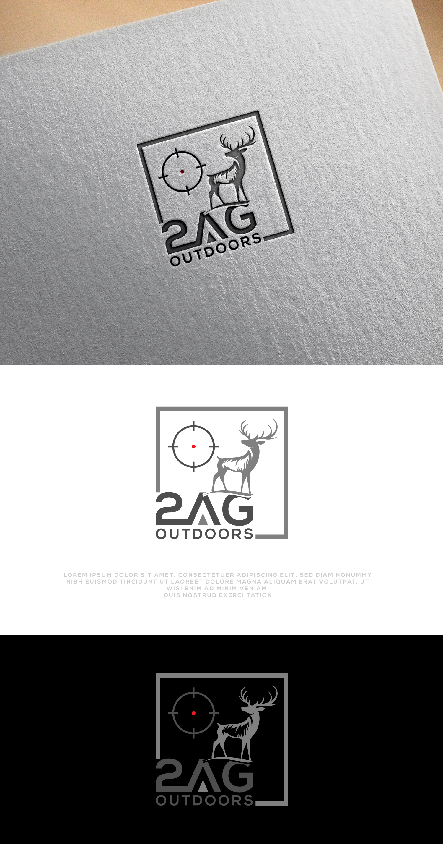Logo Design by 100%design for 2AG Outdoors | Design #32347859