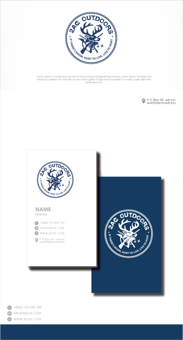 Logo Design by zebronicgraphic for 2AG Outdoors | Design #32349205